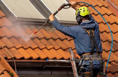 Démoussage et hydrofuge de toiture à Lacaze